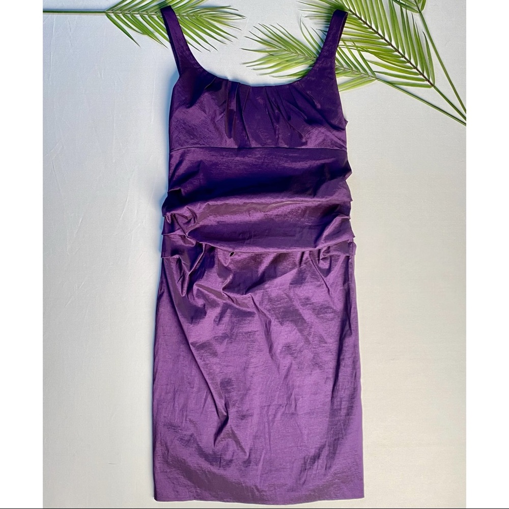 Metallic Purple Dress